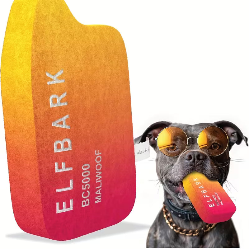 Dog Toy ELF BARK Plush Squeaky