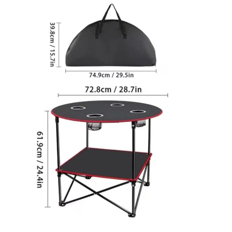 Portable Folding Camping Table | Lightweight Outdoor Picnic & Beach Side Table