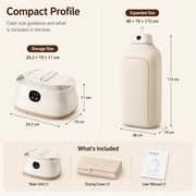 Electric Clothes Dryer | Portable Folding Indoor Drying Cabinet | Fast Warm Air Drying