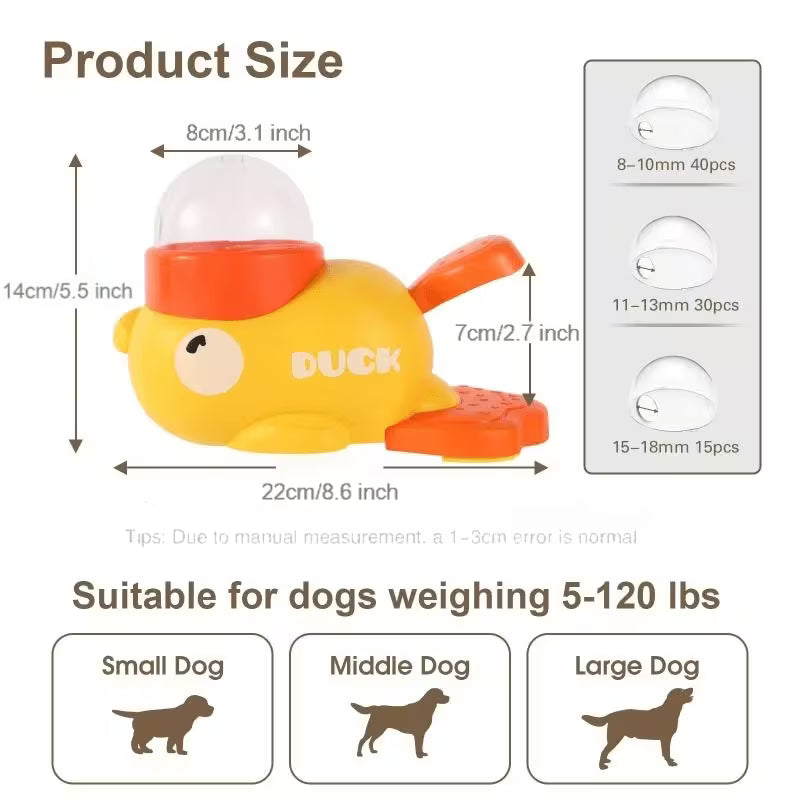 Dog Treat Interactive Dispensing Toy | Slow Feeder Puzzle Toy | IQ Training Toy for Puppies & Dogs