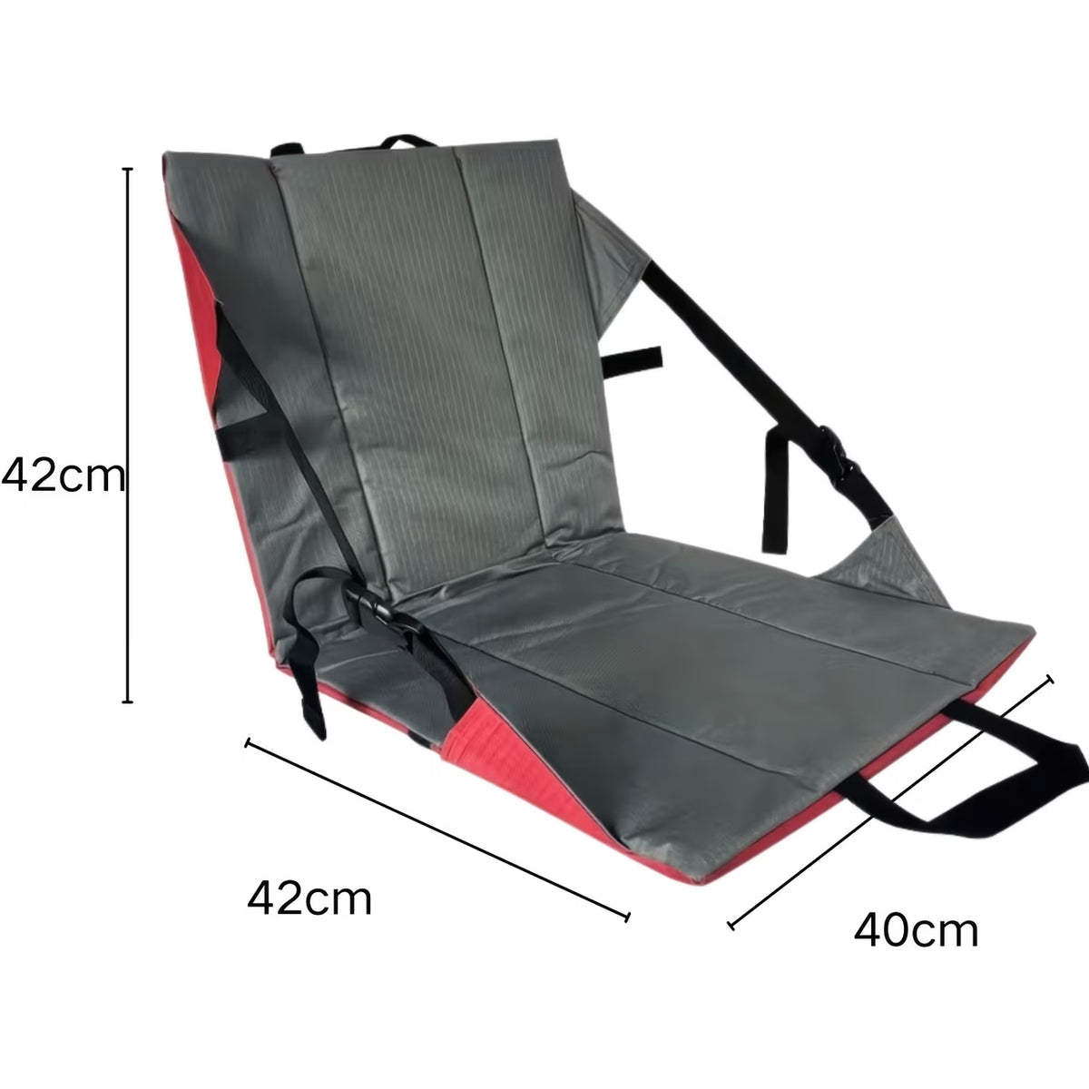 Outdoor Camping Foldable Seat Cushion with Backrest