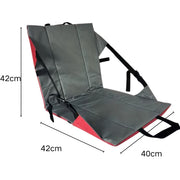 Outdoor Camping Foldable Seat Cushion with Backrest